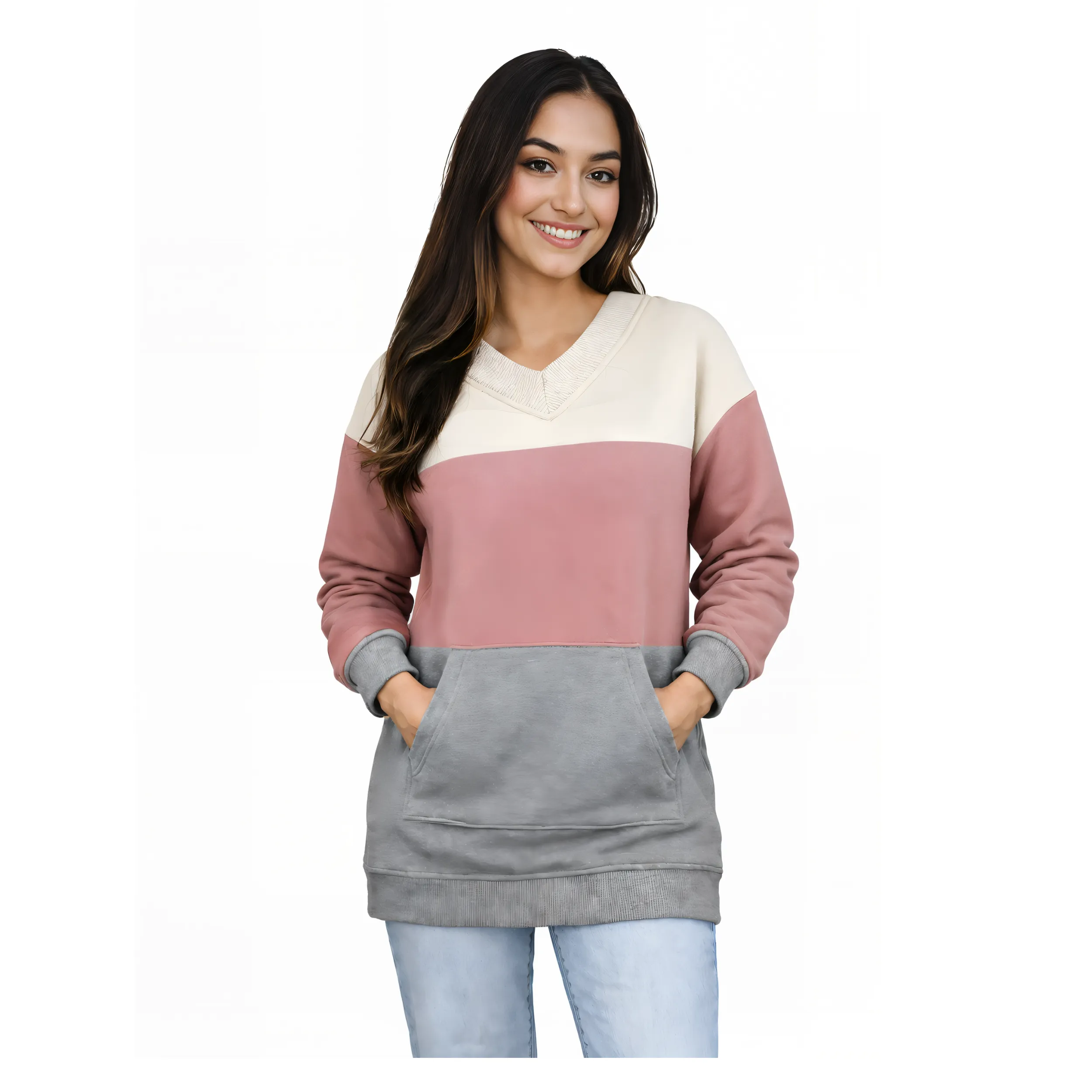 Bluza TRIADA – szkic techniczny przodu