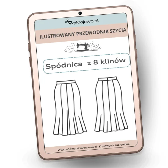 Jak uszyć spódnicę z klinów, z tkaniny, z zamkiem, z podszewką